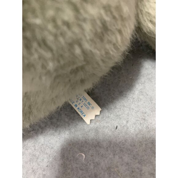 Eden Toys Vintage Plush Gray Cat Kitten Kitty Stuffed Animal Toy 11 in Tall - Picture 6 of 6